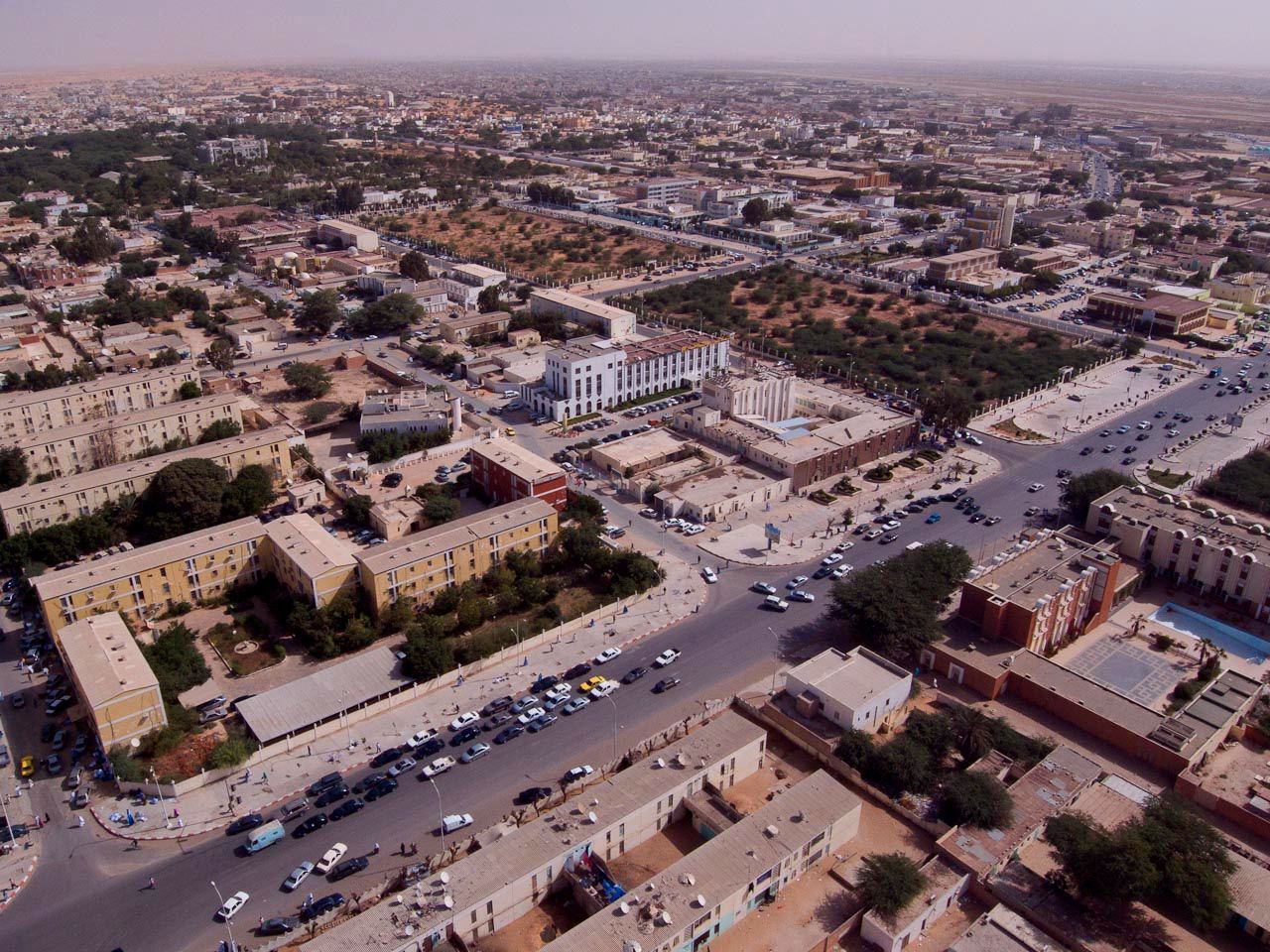 Vue aérienne de Nouakchott